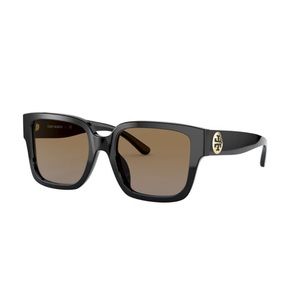 Tory Burch 53mm Square Sunglasses with Tory Burch sunglass case